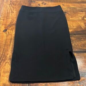 SPANX Black midi Skirt